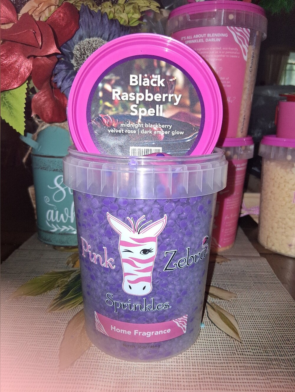 Pink Zebra Black Raspberry Spell Sprinkles - Purple & Pink